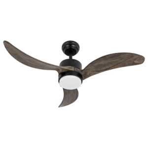 Ventilador de techo Dc Bembezar, Negro/Roble, 24w, 107cm