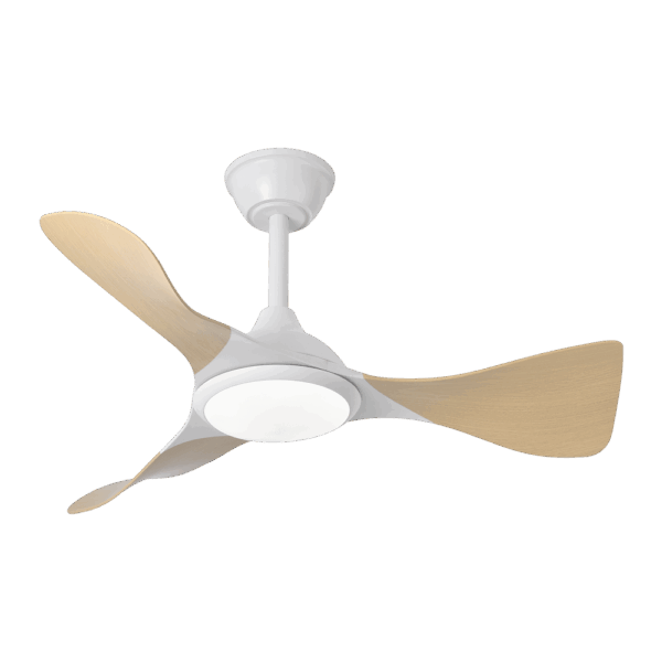 airevivo-ventilador-caiman-blanco-haya-con-luz Ventilador de techo DC Caimán Blanco/Haya, 36w, 89cm