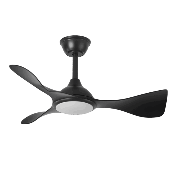 Ventilador de techo DC Caimán Negro, 36w, 89cm