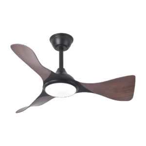 Ventilador de techo DC Caimán Negro/Roble, 36w, 89cm