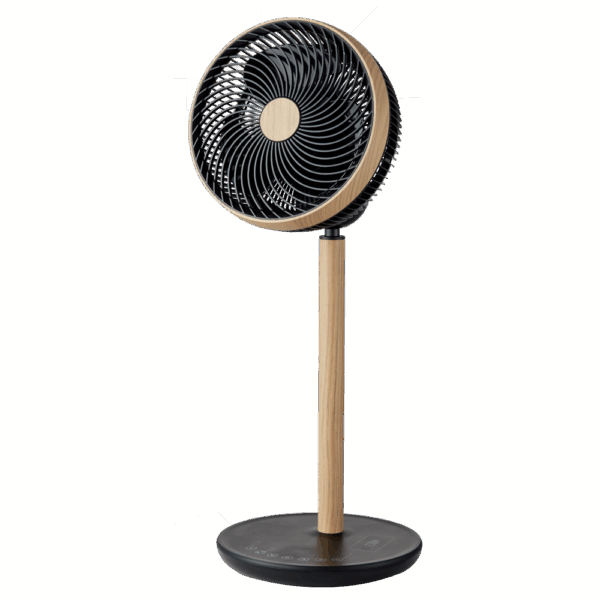 Ventilador de pie Colibrí Negro/Haya, 25w