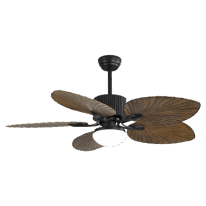 Ventilador DC Colla Negro/Marrón 26w, 132cm