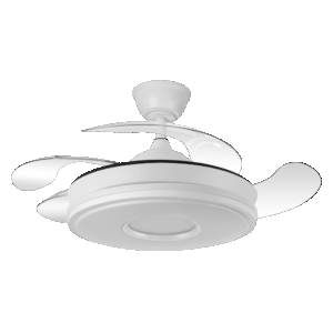 Ventilador aspas retráctiles Dani Blanco 59w, 107cm