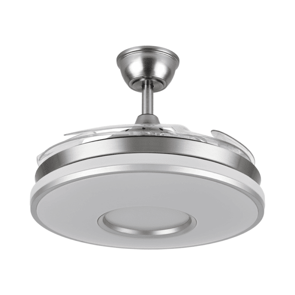 Ventilador aspas retráctiles Dani Níquel, 59w, 107cms