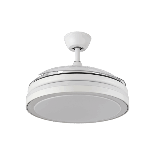 Ventilador aspas retráctiles Esparta Blanco 72w, 91cm