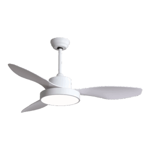 Ventilador de techo DC Hayate, Blanco, 48w, 120cm