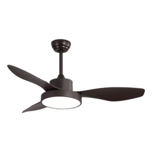 Ventilador de techo DC Hayate, Marrón, 48w, 120cm