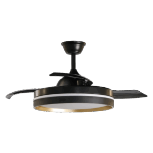 airevivo-ventilador-mandarin-negro-oro Ventilador aspas retráctiles Mandarín Negro-Oro 72w, 108cm