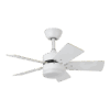 Ventilador de techo DC Marta Blanco, aspas reversibles, 36w, 76cm