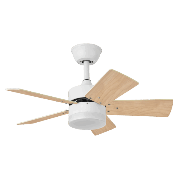 Ventilador de techo DC Marta Blanco, aspas reversibles, 36w, 76cm