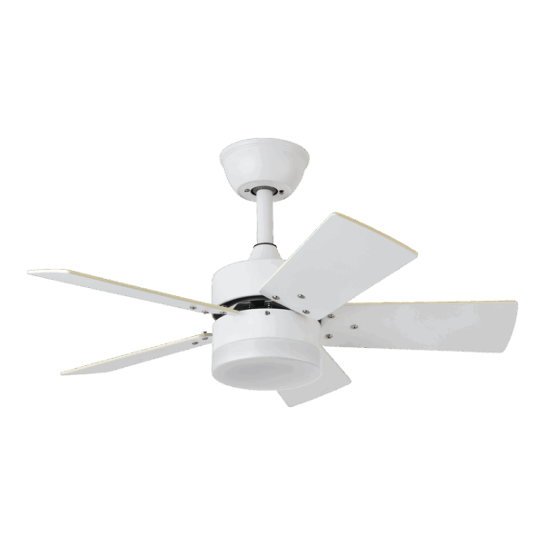 Ventilador de techo DC Marta Blanco, aspas reversibles, 36w, 76cm