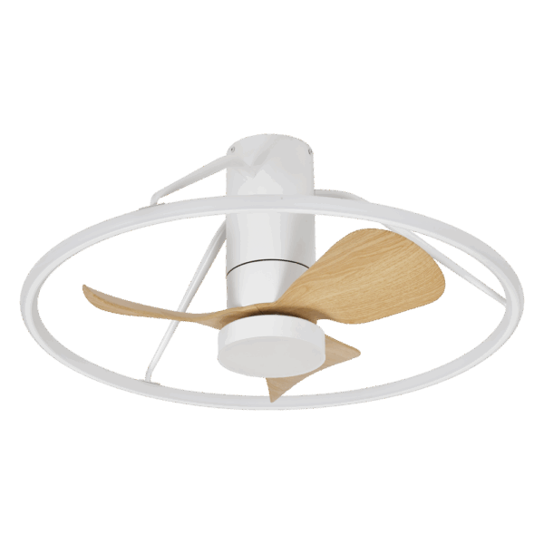 airevivo-ventilador-oporto-blanco Ventilador techo Dc Oporto, 46w, Blanco/Haya, 66cm