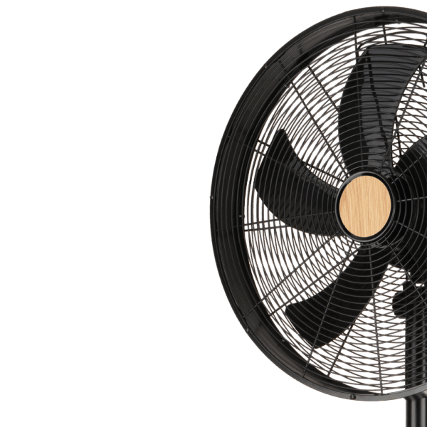 airevivo-ventilador-pie-falcon-negro-detalle Ventilador de pie Falcon Negro/Haya, 50w