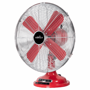 airevivo-ventilador-sobremesa-capitolio-rojo-2 Ventilador de sobremesa vintage Capitolio, Rojo/Cromo, 37w