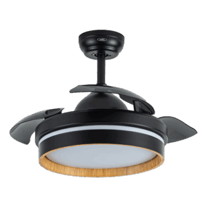 airevivo-ventilador-nalon-negro-madera Ventilador aspas retráctiles Nalón Negro/Madera, 48w, 91cms