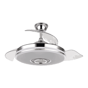 airevivo-ventilador-noto-bluethooth Ventilador Noto Níquel, aspas retráctiles, LED y Bluethooth, 72w, 108cm