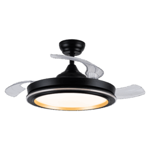 airevivo-ventilador-picolo-negro-oro Ventilador aspas retráctiles Picolo Negro/Oro, 72w, 106cm