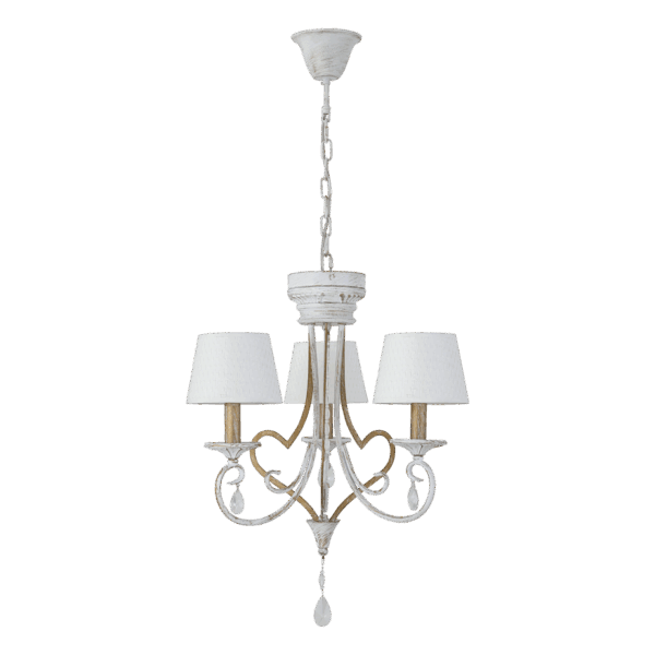 airevivo-lampara-crasas-blanco-oro Lámpara Crasas 3xe14 Blanco/Oro