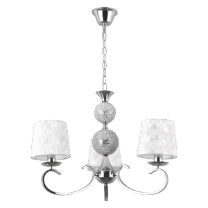 airevivo-lampara-ubeda-cromo Lampara Úbeda 3xe14 Cromo Pantalla Blanca