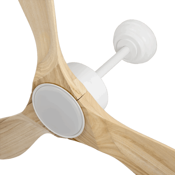 airevivo-ventilador-segre-blanco-haya-detalle Ventilador de techo Dc Segre, Blanco/ Haya 24w, 107cm