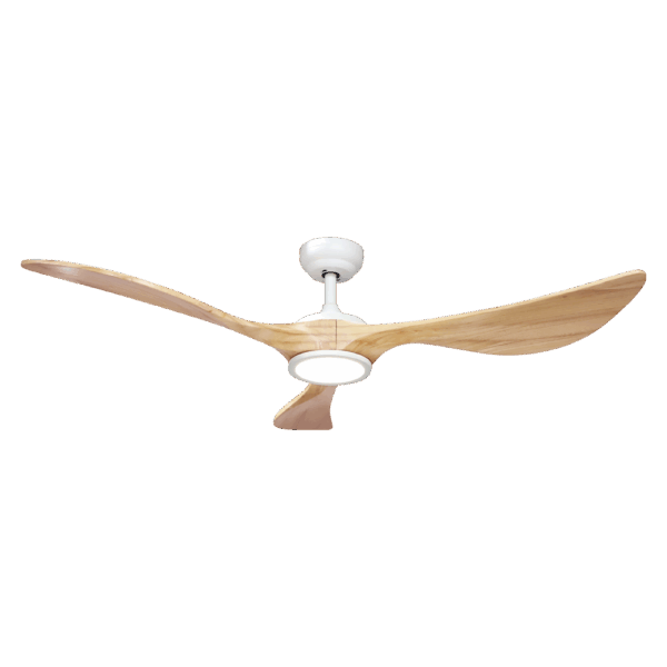 airevivo-ventilador-viana-blanco-haya Ventilador de techo Dc Viana, Blanco/Haya 18w, 132cms