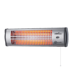 Estufa Cuarzo Tioman 1200w Negro/Plata, 2 potencias