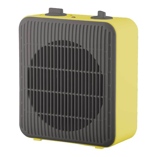 Termoventilador Eléctrico Pegasus 2000w Gris/Amarillo