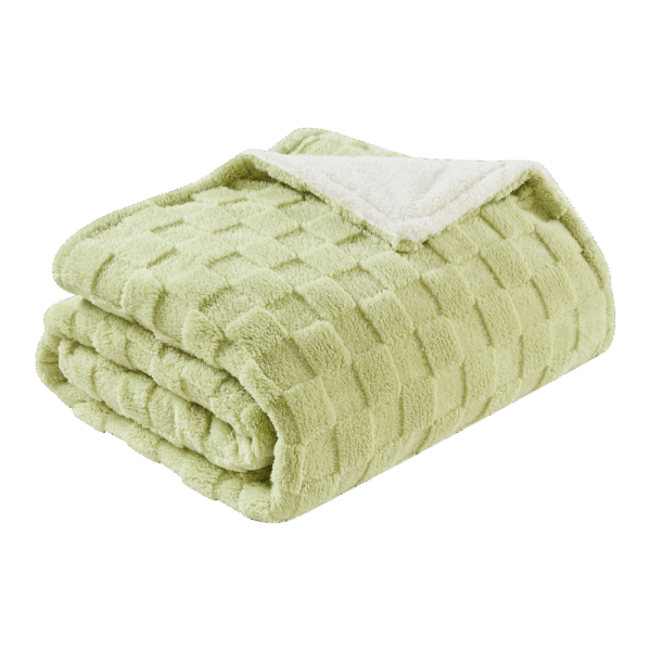 Manta Eléctrica Alcantara Verde/Blanco 160w 160x120cm 9 niveles de calor