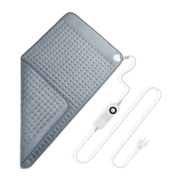 Almohadilla Eléctrica Bustillo Gris 100w 85x45cm 6 niveles de calor