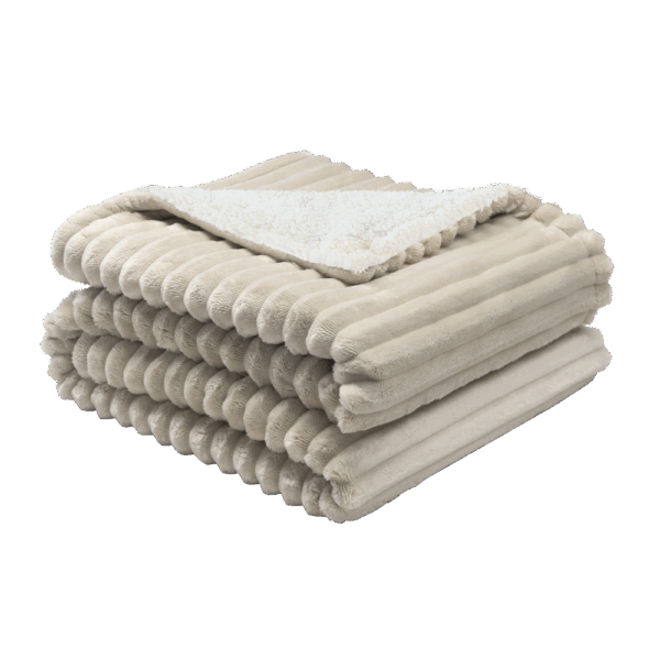 Manta Eléctrica Jaraiz Beige/Blanco160w 160x120cm 9 niveles de calor