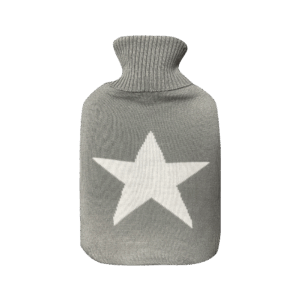 airevivo-calefaccion-textil-mimo-estrella Bolsa Agua Caliente Mimo 1,7l Forro Blanco/Gris Estrella 20x32x4cm