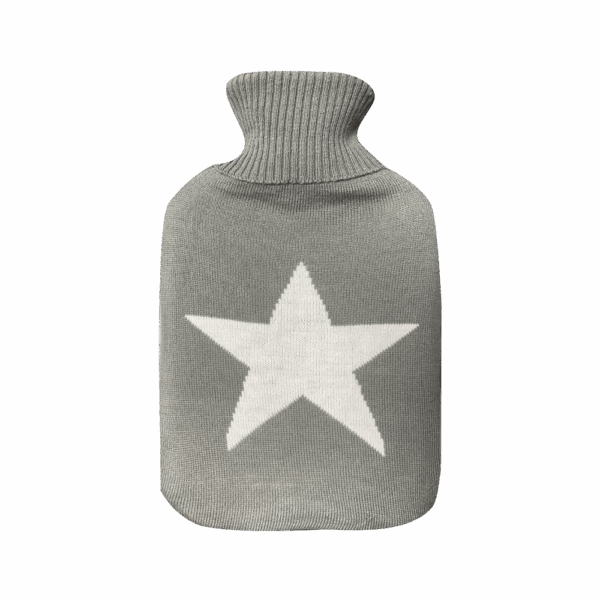 Bolsa Agua Caliente Mimo 1,7l Forro Blanco/Gris Estrella 20x32x4cm