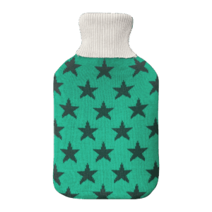 airevivo-calefaccion-textil-mimo-estrellas-verdes Bolsa Agua Caliente Mimo 1,7l Forro Verde Estrellas 20x32x4cm
