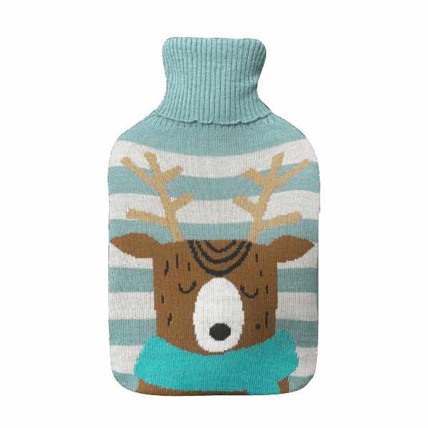 airevivo-calefaccion-textil-mimo-reno Bolsa Agua Caliente Mimo 1,7l Forro Azul Reno 20x32x4cm