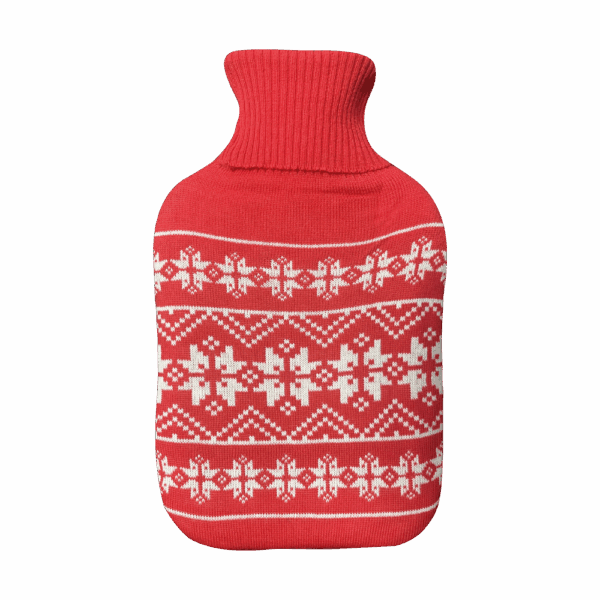 airevivo-calefaccion-textil-mimo-rojo-navidad Bolsa Agua Caliente Mimo 1,7l Forro Rojo Navidad 20x32x4cm
