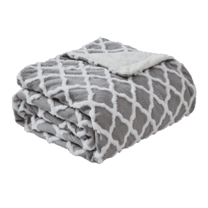 Manta Eléctrica Monroy Gris/Blanco 160w 180x130cm 9 niveles de calor