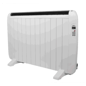 Emisor Térmico Gabán 1800w X en Aluminio Blanco Remoto Lcd Temporizador