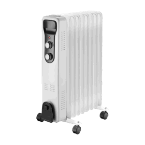 Radiador Aceite Brasilia 2000w 9 elementos Blanco/Negro 3 potencias