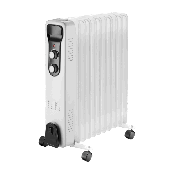 airevivo-radiador-aceite-brasilia-2500w Radiador Aceite Brasilia 2500w 11 elementos Blanco/Negro 3 potencias