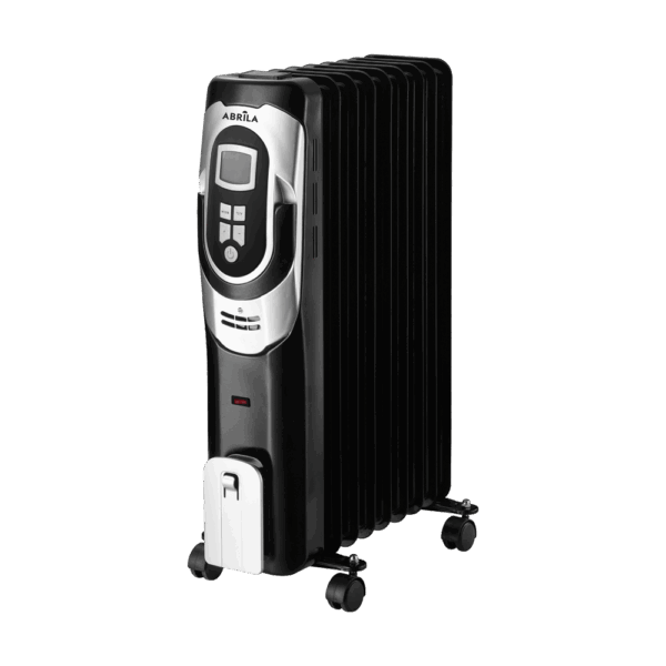 Radiador Aceite Confort 2000w 9 elementos Negro/Plata 3 potencias