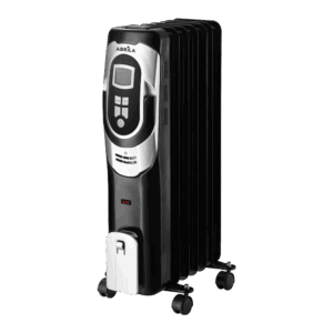 Radiador Aceite Confort 1500w 7 elementos Negro/Plata 3 potencias