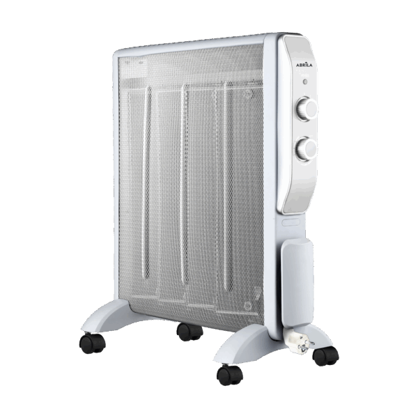 Radiador de Mica Abrigo 2000w 4 elementos Blanco/Plata