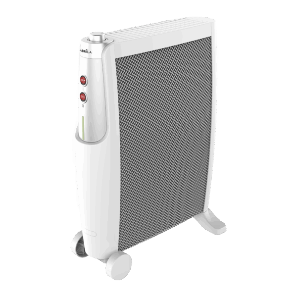 Radiador de Mica Imperial 2000w 2 elementos Blanco/Plata