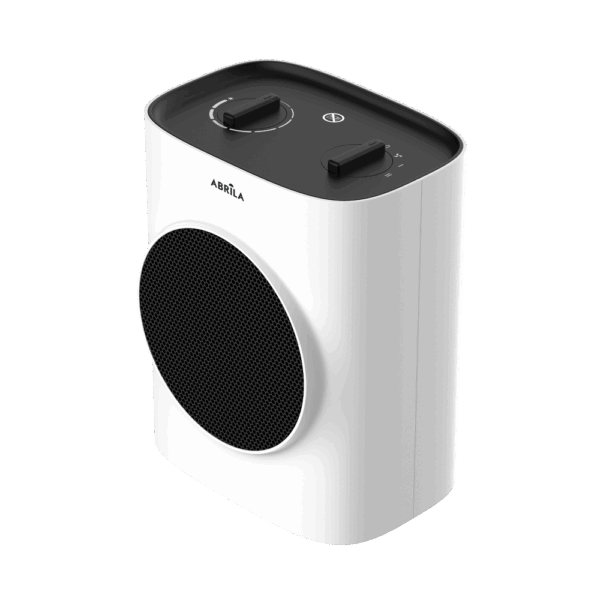 Termoventilador Cerámico Chipre 1500w Blanco/Negro 3 funciones