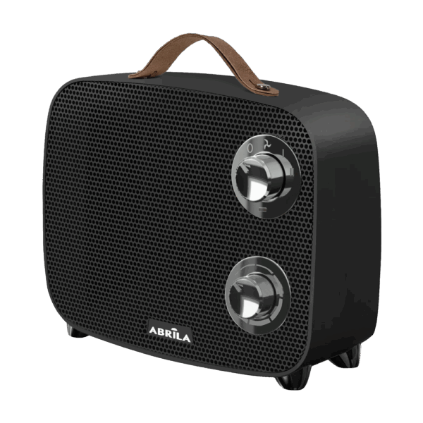 Termoventilador Cerámico Ptc Córcega 1500w Negro/Cromo 3 funciones