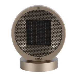 Termoventilador PTC Cerámico Pomelo 2000w Negro/Oro 3 funciones rotatorio