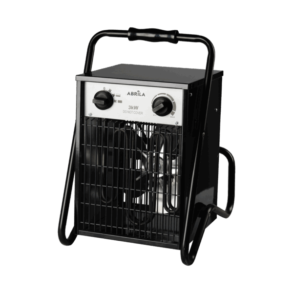 Termoventilador Industrial Simeón 3000w Negro 2 potencias