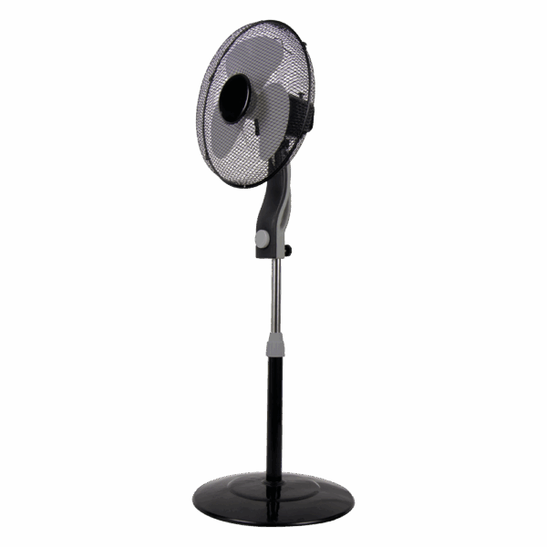 Ventilador de pie Mágico Negro/Gris, 45w