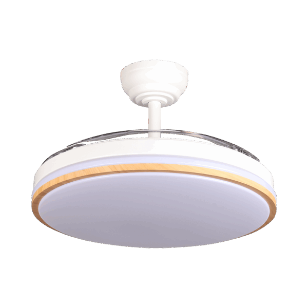 airevivo-ventilador-relampago-blanco-haya-cerrado Ventilador aspas retráctiles Relámpago Blanco/Haya, 60w, 107cms