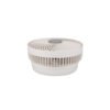 Ventilador Inalambrico Sobremesa Pacheco Blanco/gris 5w 3vel Recargable C/luz, Alim.usb, Orientable 3aspas 29x19x16cm